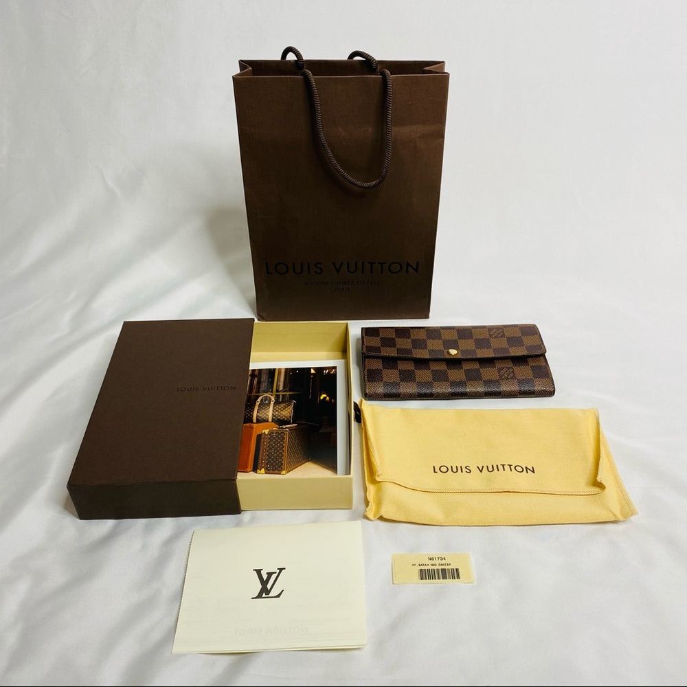 Louis Vuitton Sarah Wallet Damier Ebene